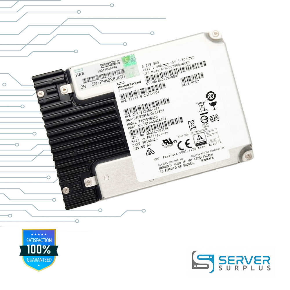 Toshiba PX05SVB320 3.2TB SAS 2.5 in Enterprise SSD | SDFAK00CAA01
