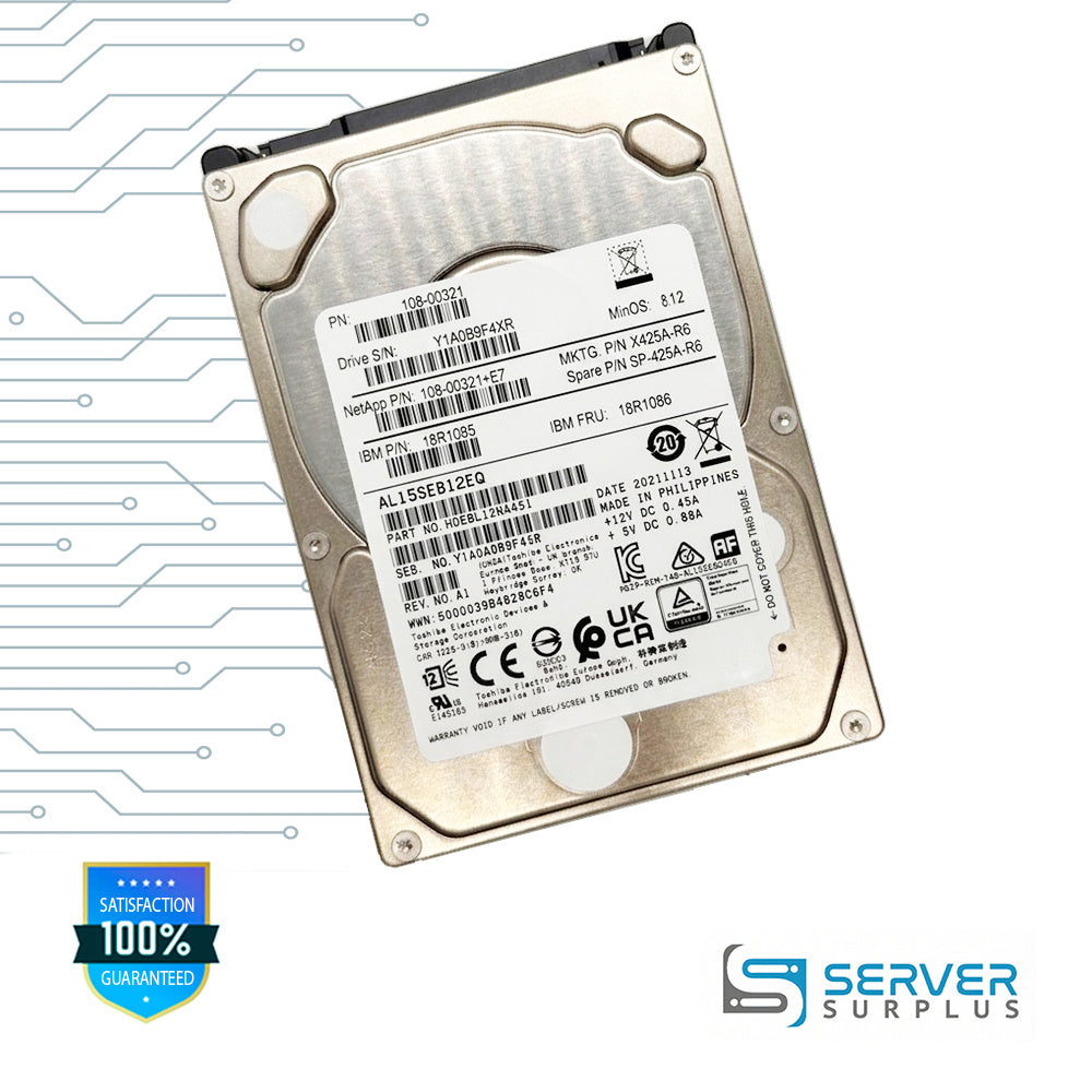 Toshiba AL15SEB12EQ SAS 2.5 in Enterprise HDD | HDEBL12NAA51