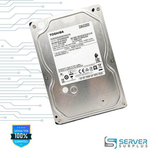 Toshiba 2TB SATA 3.5 in Enterprise HDD | DT02ABA200V