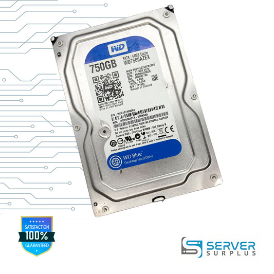 WD Blue 750GB SATA 3.5 in Enterprise HDD | WD7500AZEX | 771824