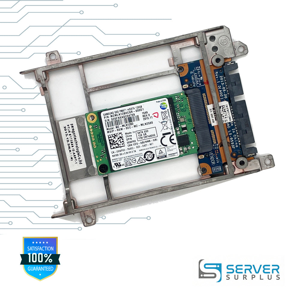 Dell PM871 128GB SATA mSATA Enterprise SSD | 0XWF83 | MZMLN128HCGR-000D1