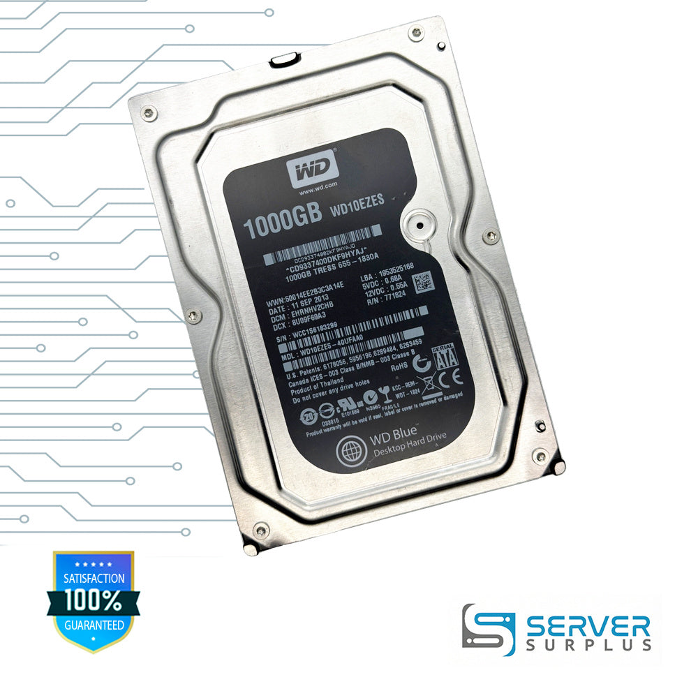 WD Blue 1TB SATA 3.5 in Enterprise HDD | WD10EZES-40UFAA0