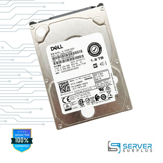 Toshiba AL15SEB18EQY 1.8TB SAS 12Gb/s 2.5 in Enterprise HDD | HDEBL41DAB51
