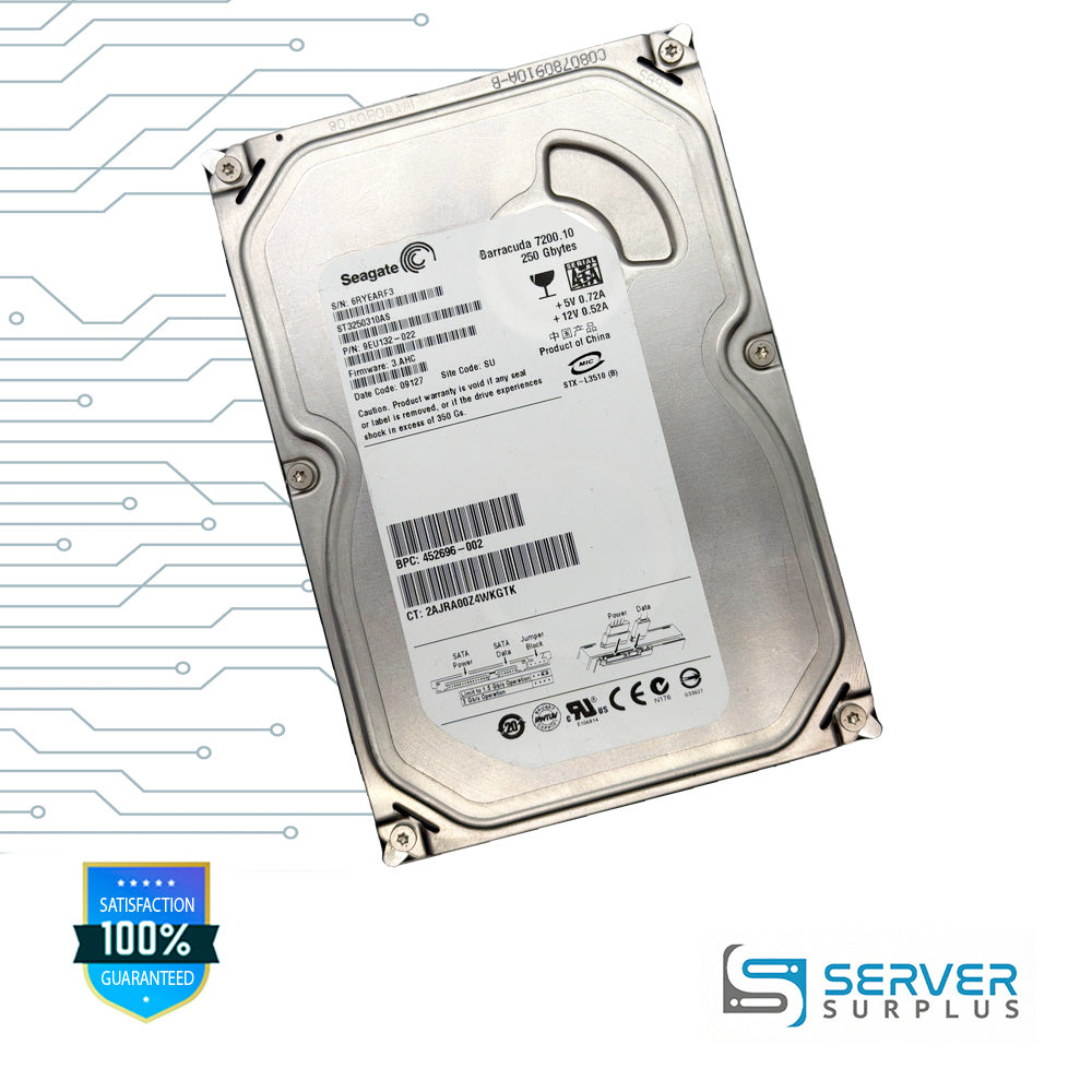 Seagate Barracuda 7200.10 250GB SATA 3Gb/s 3.5 in Enterprise HDD | ST3250310AS