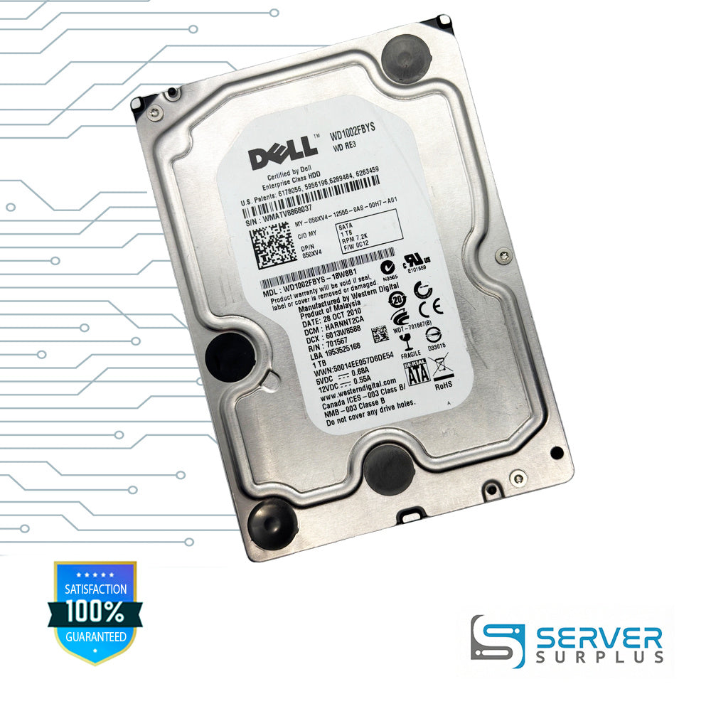 WD RE3 1TB SATA 7.2K 3.5 in Enterprise HDD | WD1002FBYS