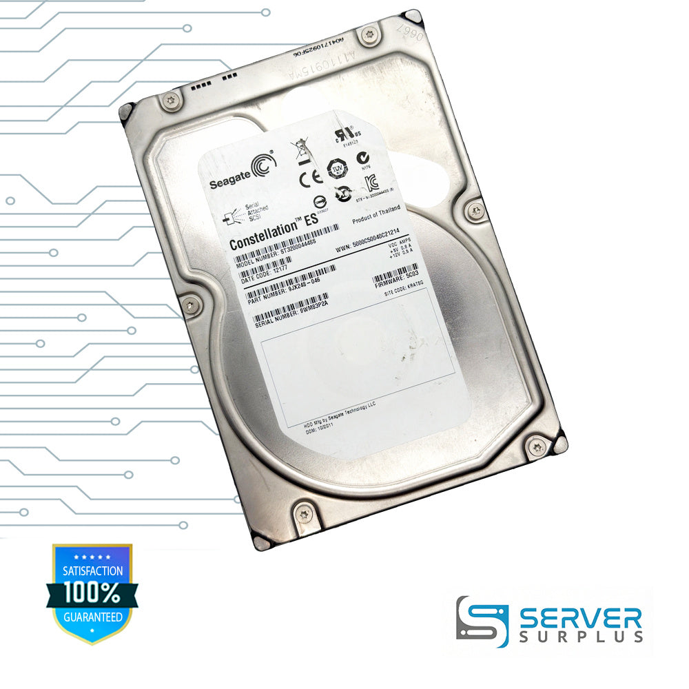 Seagate Constellation ES 2TB SAS 3.5-Inch Enterprise HDD | ST32000444SS