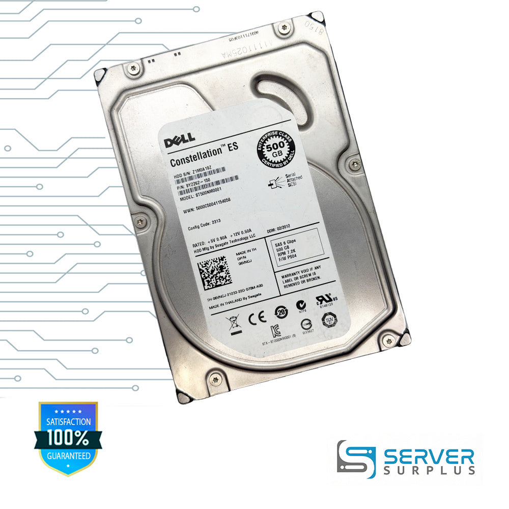 Seagate Constellation ES 500GB SAS 6Gb/s 3.5 in Enterprise HDD | ST500NM0001
