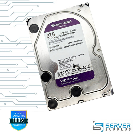 WD Purple 3TB SATA 6Gb/s 3.5 in Enterprise HDD | WD30EJRX-89G3VY0