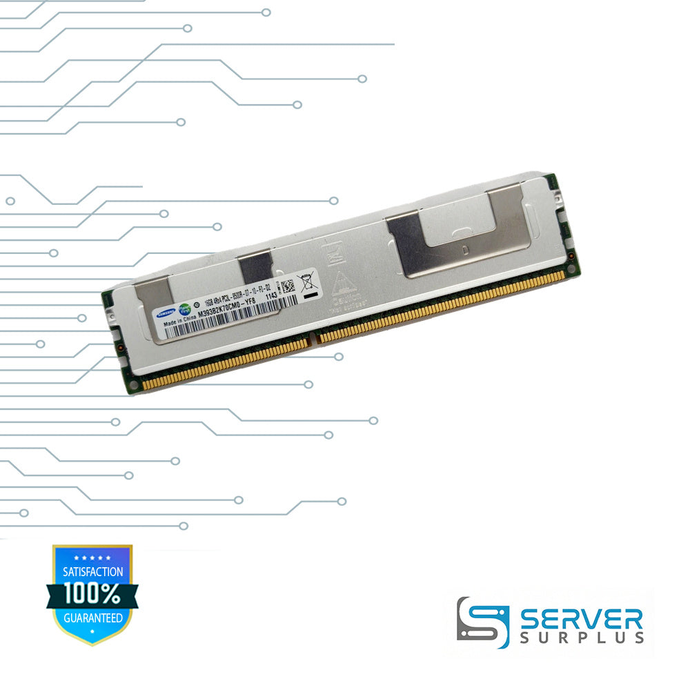 Samsung 16GB DDR3L-1066 PC3L-8500 4Rx4 ECC Registered 240-Pin RDIMM Server Memory | M393B2K70CM0-YF8