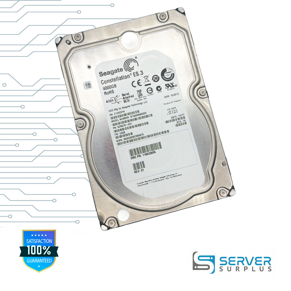 EMC Constellation ES.3 4TB SAS 6Gb/s 3.5 in Enterprise HDD | 118033055 | ST4000NM0023