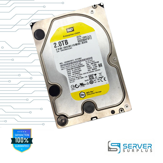 WD Re 2.0TB SATA 3.5 in Enterprise HDD | WD2004FBYZ | WD2004FBYZ-01YCBB1