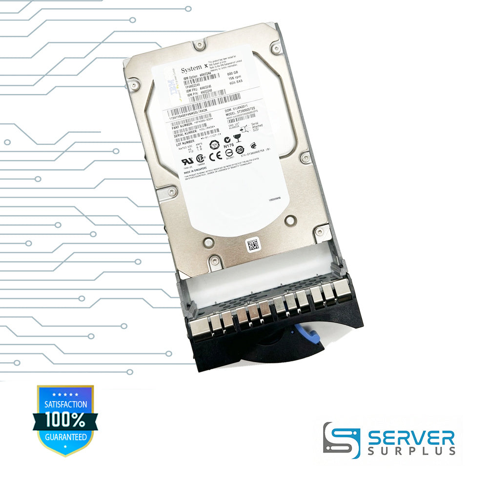 IBM 600GB SAS 15K 3.5 in Enterprise HDD | 44W2245 | ST3600057SS | 44W2244 | 44W2248