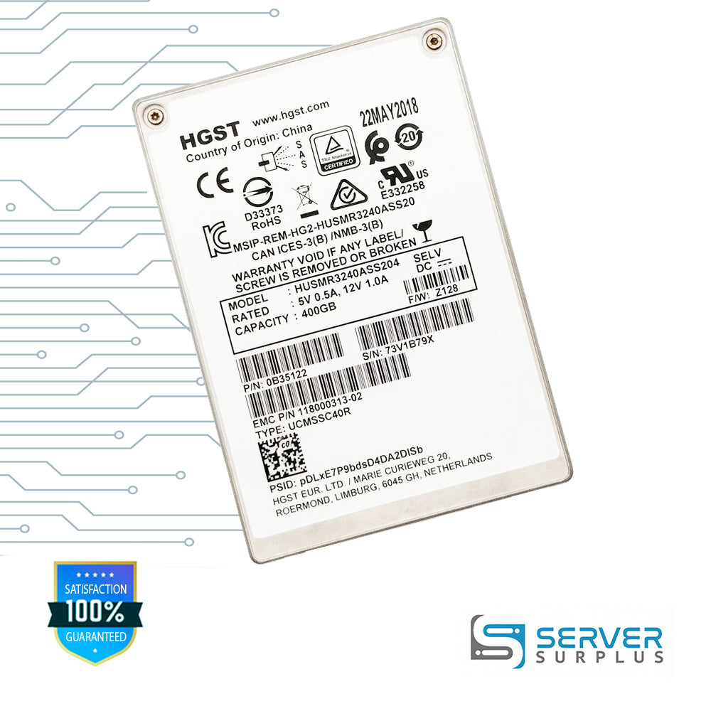 HGST HUSMR3240ASS204 400GB SAS 2.5 in Enterprise SSD | 0B35122