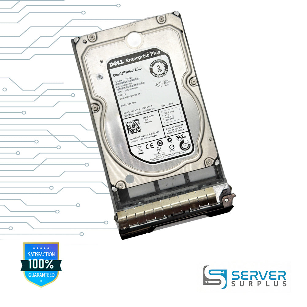 Dell Constellation ES.3 3TB SAS 6Gb/s 3.5-Inch Enterprise HDD | 04CMD9 | ST3000NM0023