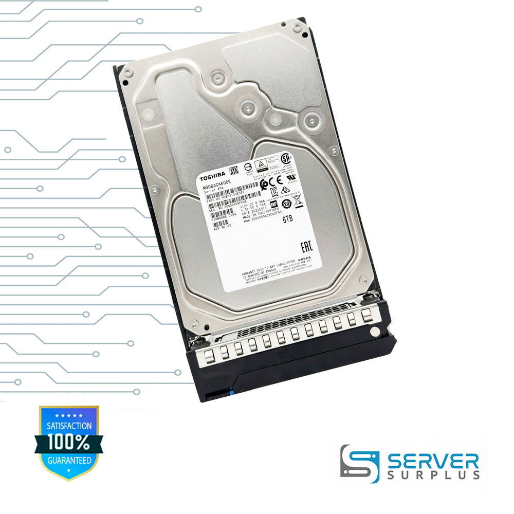 Toshiba MG06ACA600E 6TB SATA 3.5 in Enterprise HDD | HDEPV13GEA51