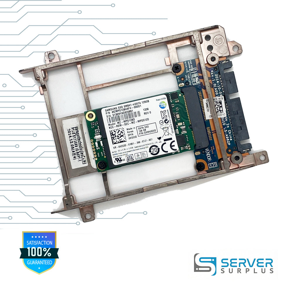 Dell SM841 128GB SATA mSATA Enterprise SSD | 0KG53D | MZMPD128HAFV-000D1