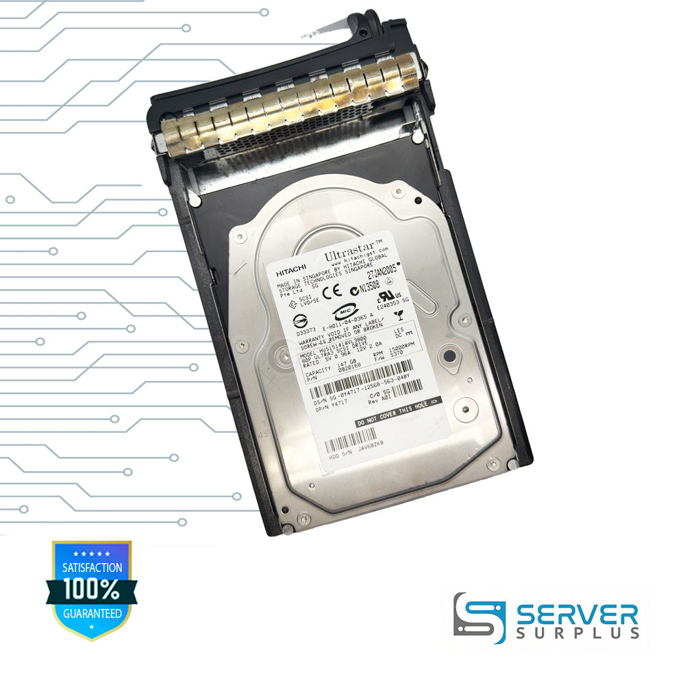Hitachi Ultrastar 147GB SCSI 15000RPM 3.5 in Enterprise HDD | 0B20168