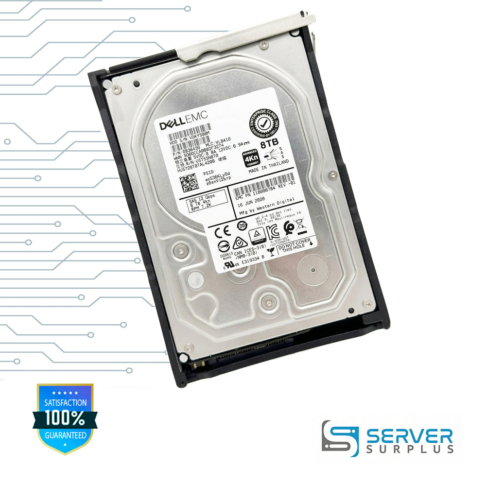 WD Ultrastar DC HC320 8TB SAS 12Gb/s 3.5 in Enterprise HDD | HUS728T8TAL4200