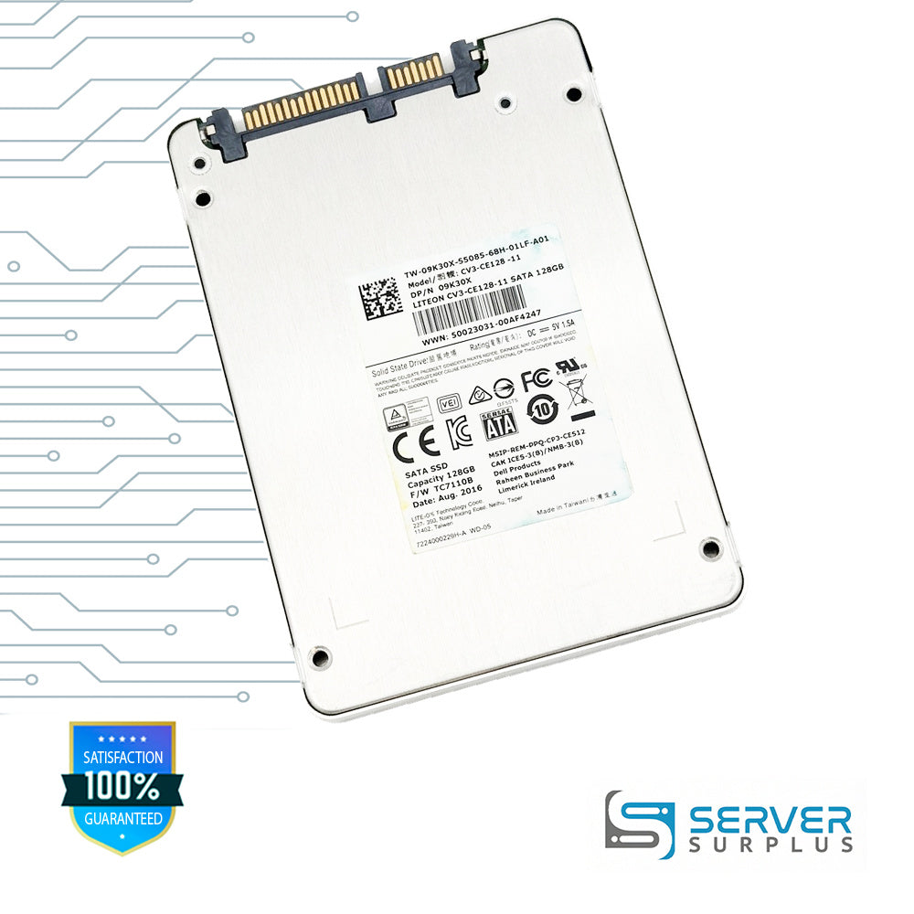 Dell 128GB SATA 2.5 in Enterprise SSD | 09K30X | CV3-CE128-11 | 9K30X