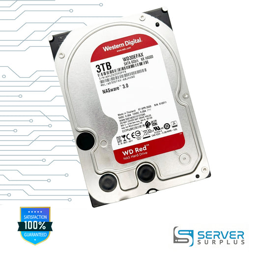 WD Red 3TB SATA 6Gb/s 3.5-Inch Enterprise HDD | WD30EFAX