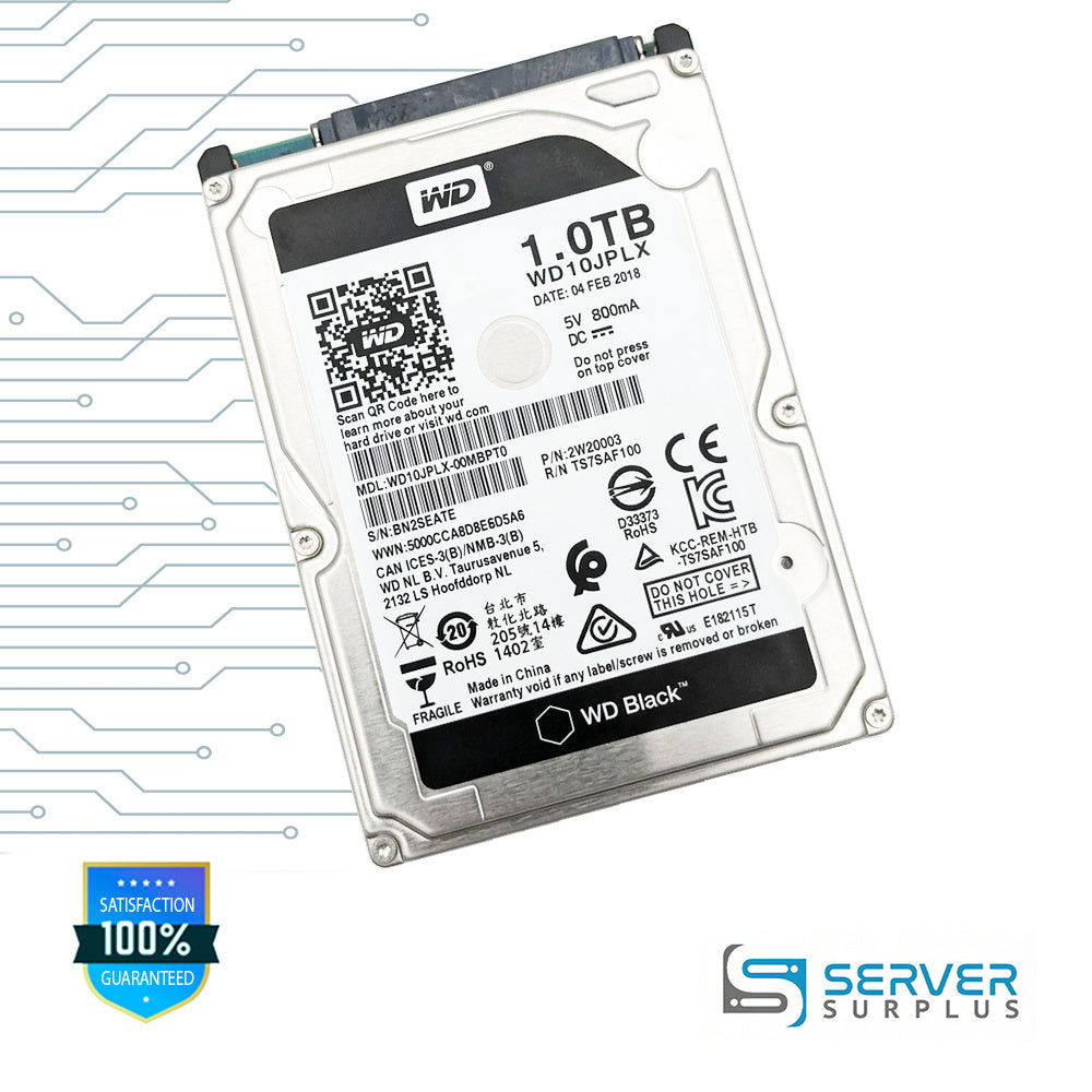 WD Black 1TB 2.5 in Enterprise HDD | WD10JPLX