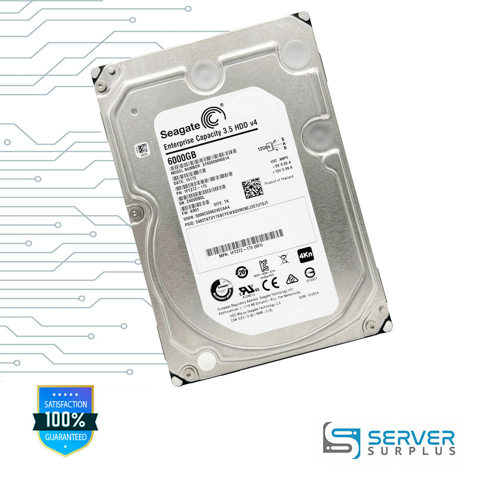 Seagate 6TB SAS 12Gb/s 12Gb/s 3.5 in Enterprise HDD | ST6000NM0014