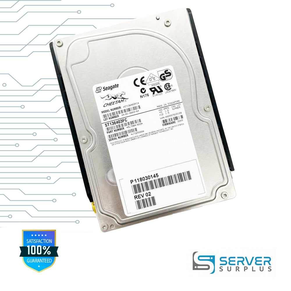 Seagate Cheetah 3.5 in Enterprise HDD | ST136403FC