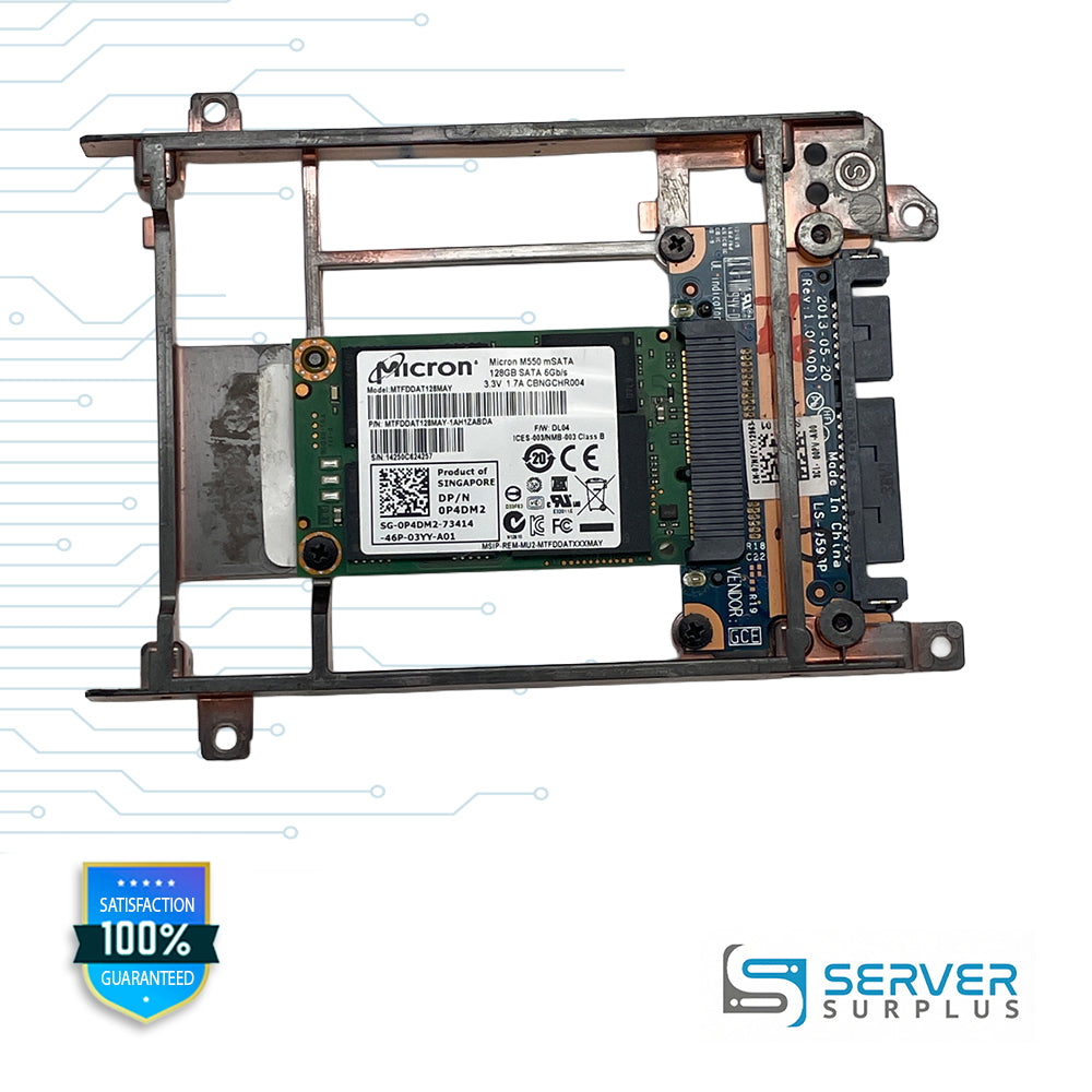 Dell M550 128GB SATA 6Gb/s mSATA Enterprise SSD | 0P4DM2 | MTFDDAT128MAY