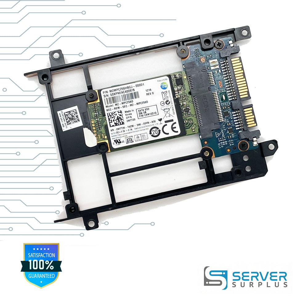 Dell MZ-MPC256D 256GB SATA mSATA Enterprise SSD | 0MTT20 | MZMPC256HBGJ-000D1
