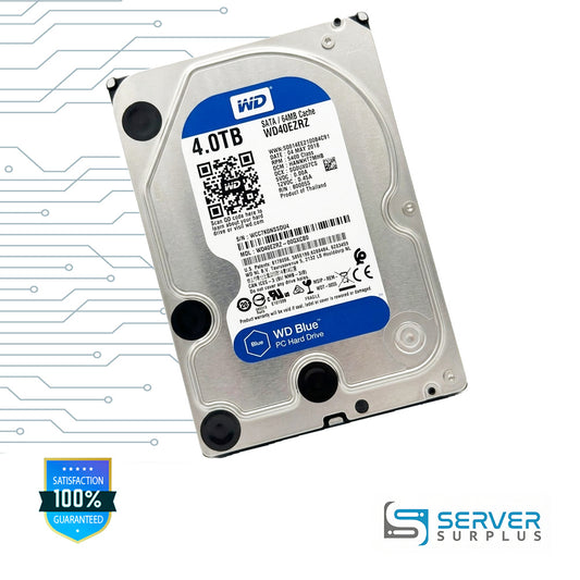 WD Blue 4TB SATA 5400 RPM 3.5 in Enterprise HDD | WD40EZRZ | WD40EZRZ-00GXCBO
