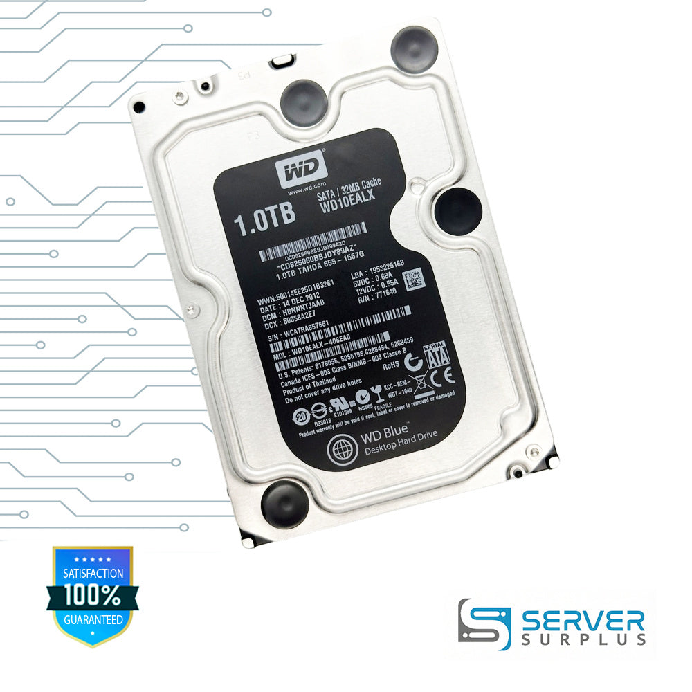 WD Blue 1TB SATA 3.5 in Enterprise HDD | WD10EALX