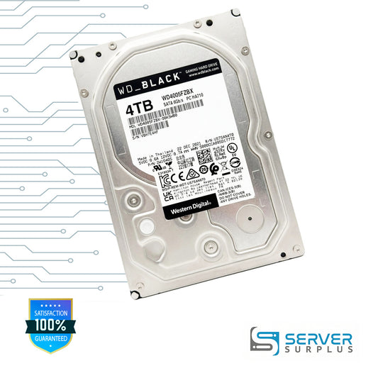 WD WD_BLACK 4TB SATA 6Gb/s 3.5-Inch Enterprise HDD | WD4005FZBX