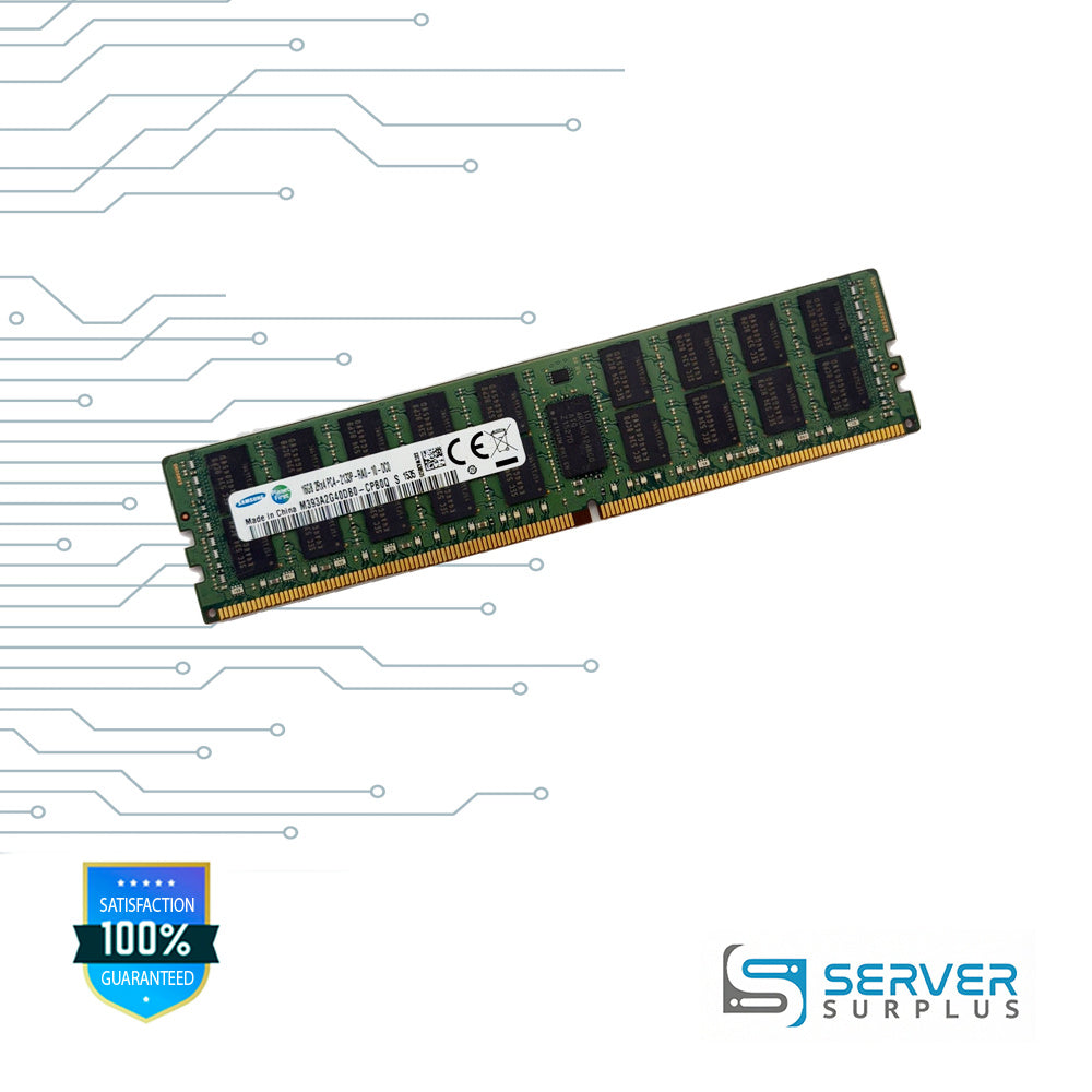 Samsung 16GB DDR4-2133 PC4-17000 2Rx4 ECC Registered 288-Pin RDIMM Server Memory | M393A2G40DB0-CPB0Q