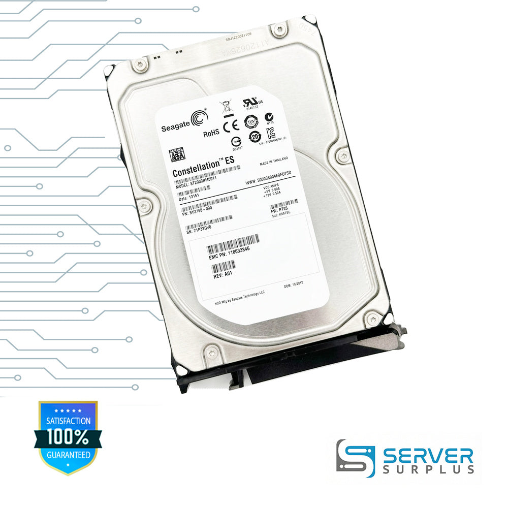 EMC Constellation ES 2TB 3.5 in Enterprise HDD | 118032846 | ST2000NM0011 | 9YZ168-090