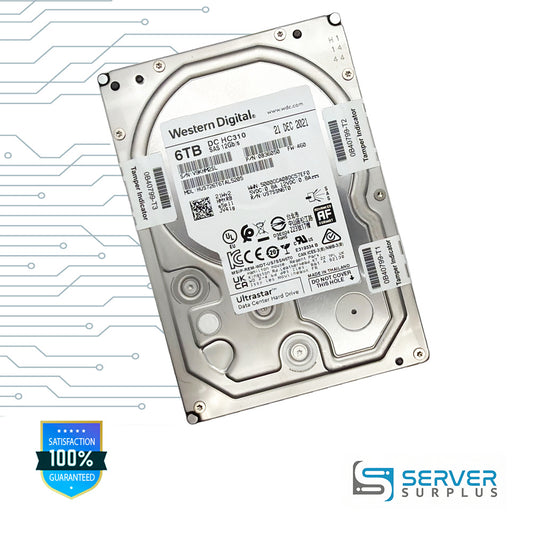 WD DC HC310 6TB SAS 12Gb/s 512e 3.5 in Enterprise HDD | 0B36050