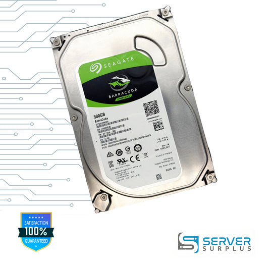 Seagate BarraCuda 500GB SATA 3.5 in Enterprise HDD | ST500DM009