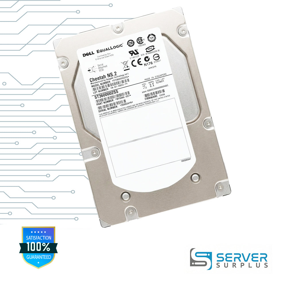 Seagate Cheetah NS.2 SAS 3.5 in Enterprise HDD | ST3600002SS | 9FS066-057