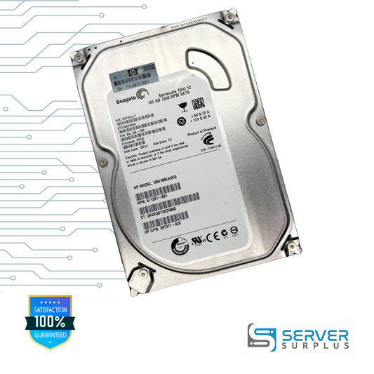 HP Barracuda 7200.12 160GB SATA 3.5-Inch Enterprise HDD | 571227-001 | ST3160318AS