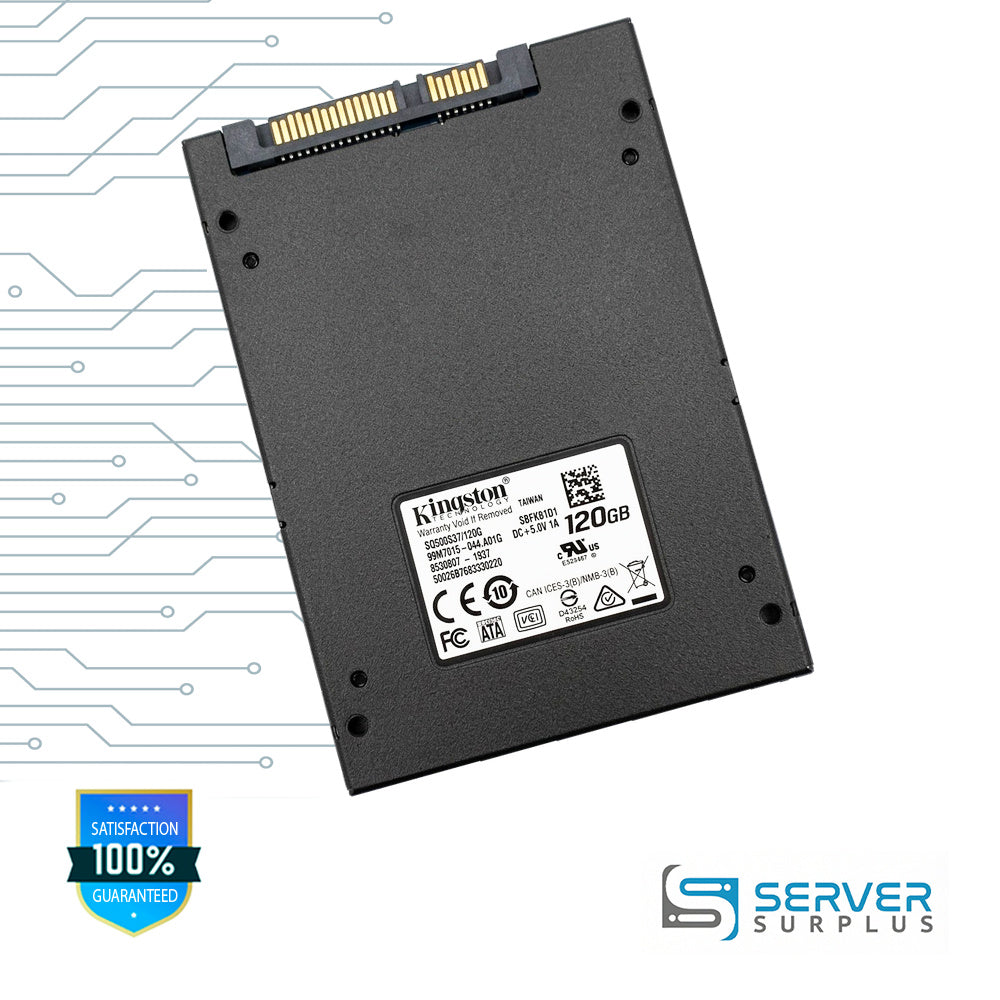 Kingston A400 120GB SATA 2.5 in Enterprise SSD | SQ500S37/120G