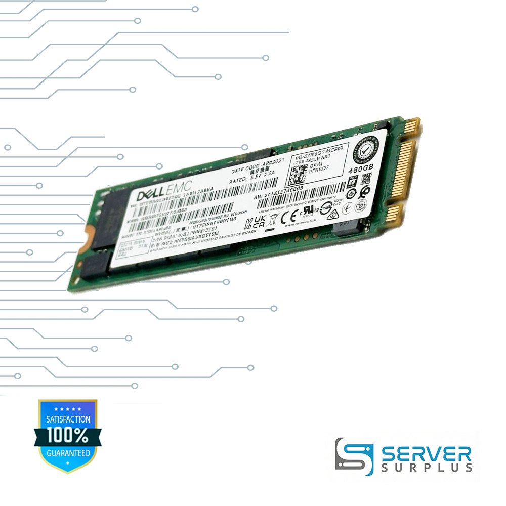 Dell MTFDDAV480TDS 480GB SATA 6Gb/s 512e M.2 Enterprise SSD | 07RKD7 | MTFDDAV480TDS-1AW1ZABDA | 7RKD7 | MTFDDAV480TDS