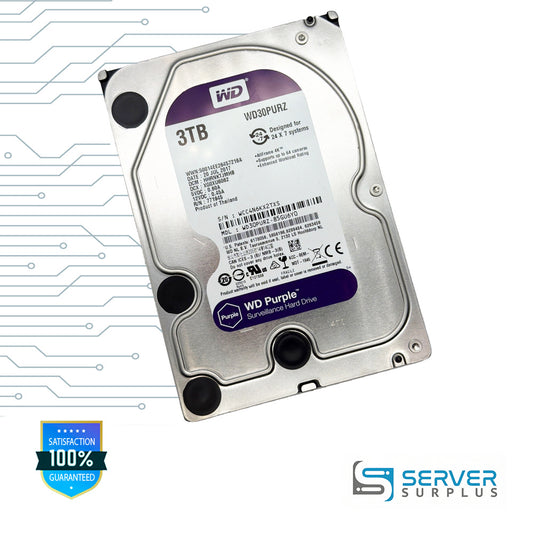 WD Purple 3TB SATA 3.5 in Enterprise HDD | WD30PURZ | 771945