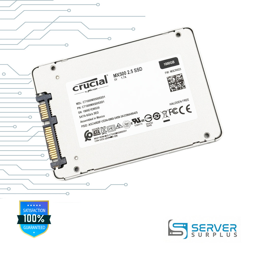 Micron MX500 1TB SATA 6Gb/s 2.5 in Enterprise SSD | CT1000MX500SSD1