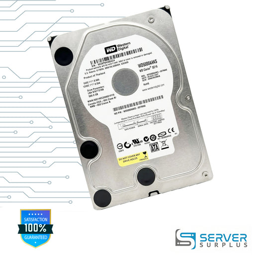 WD Caviar SE16 500GB SATA 3.5 in Enterprise HDD | WD5000AAKS-00TMA0