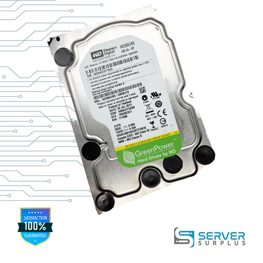 WD AV-GP 3TB 3.5 in Enterprise HDD | WD30EURS | WD30EURS-63R8UY0