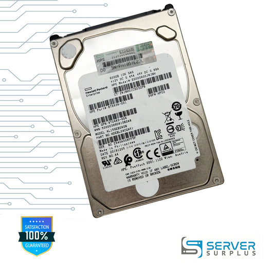 HPE AL15SEB060N 600GB SAS 10K 2.5 in Enterprise HDD | 876936-001 | HDEBL04CGA51 | EG000600JWJNH | 872483-004