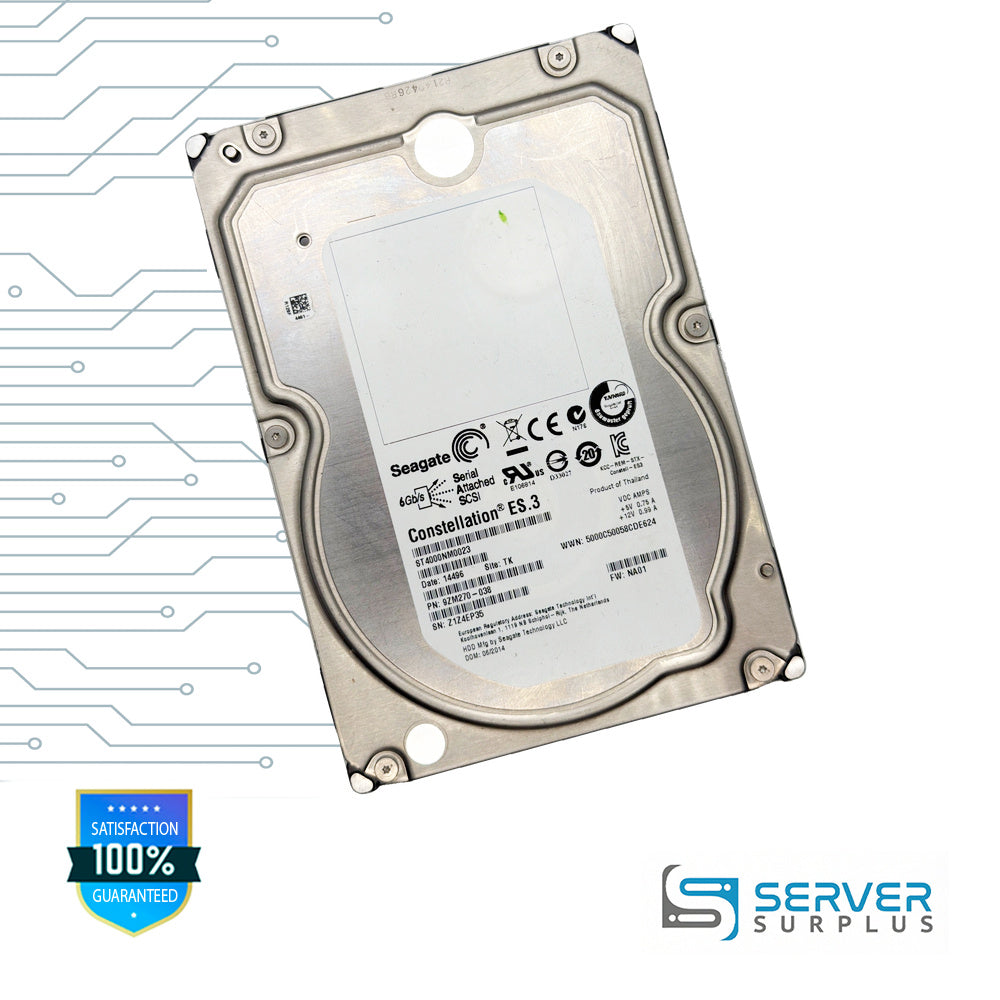 Seagate Constellation ES.3 4TB SAS 6Gb/s 6Gb/s 3.5 in Enterprise HDD | ST4000NM0023