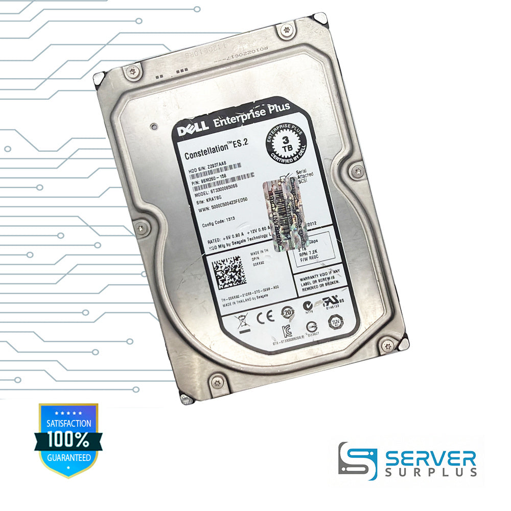 Seagate Constellation ES.2 3TB SAS 6Gb/s 6Gb/s 3.5 in Enterprise HDD | ST33000650SS