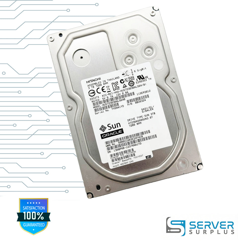 Hitachi HUS723030ALS640 3TB SAS 6Gb/s 3.5 in Enterprise HDD | 0B26324