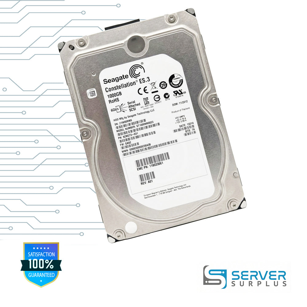 EMC Constellation ES.3 1TB SAS 6Gb/s 3.5 in Enterprise HDD | 118033061 | ST1000NM0023