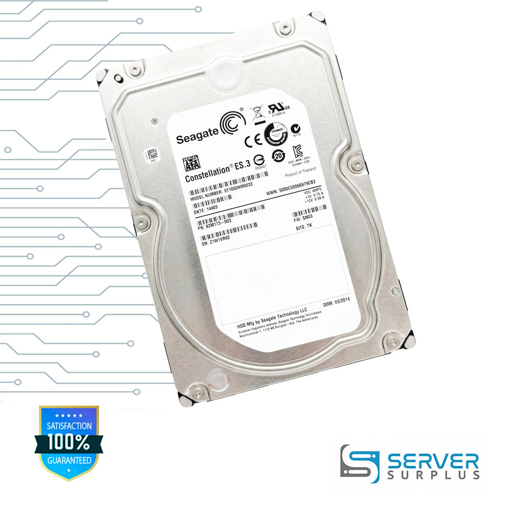 Seagate Constellation ES.3 1TB 3.5-Inch Enterprise HDD | ST1000NM0033